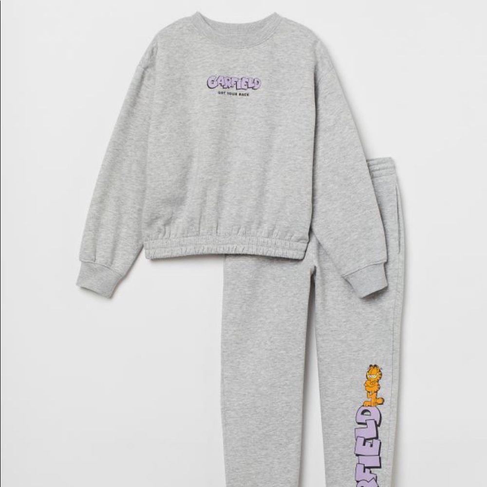 H&M Garfield sweat set